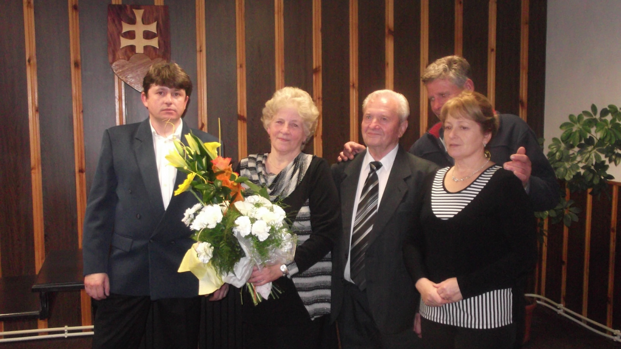 Fotografia fotogalérie Matúš Harag a Vilma Haragová - 50. výročie sobáša